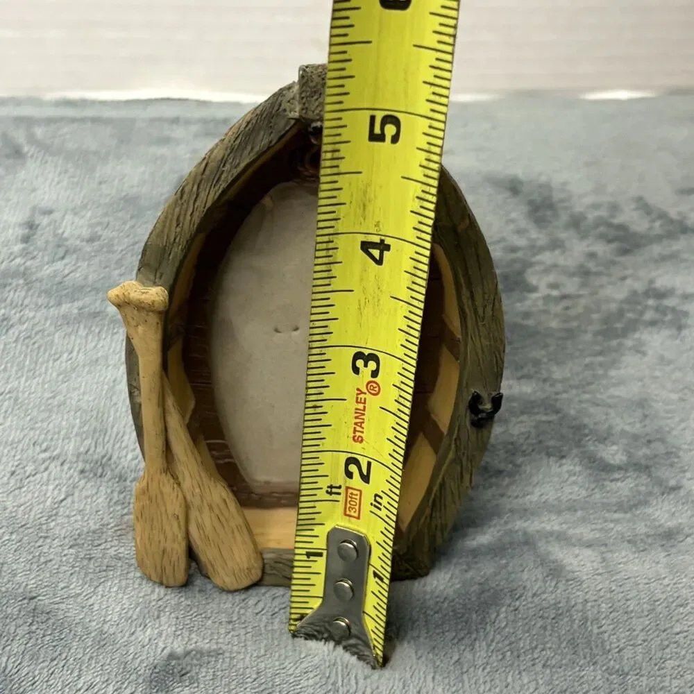Frameology Rustic Rowboat with Paddles Oars Small Picture Frame
